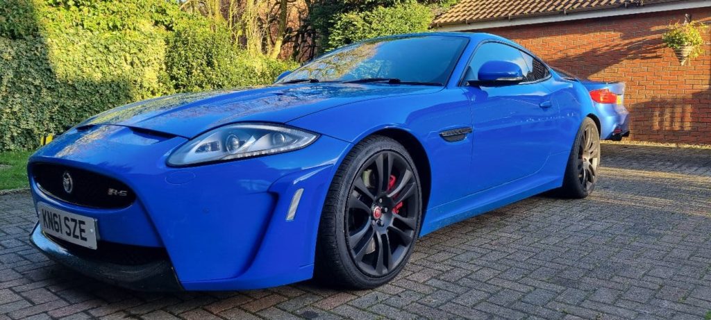 Blue Jaguar mobile valet